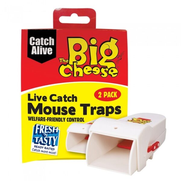 The Big Cheese Live Catch Mouse Trap - 2 Pack | Torne Valley