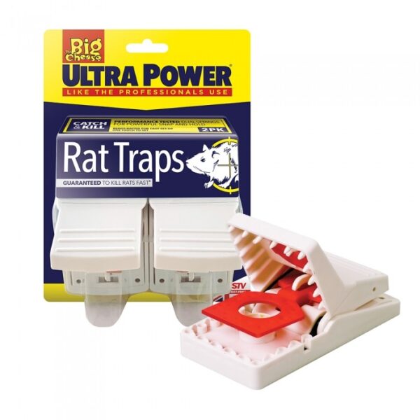 The Big Cheese Ultra Power Rat Traps - 2 Pack | Torne Valley
