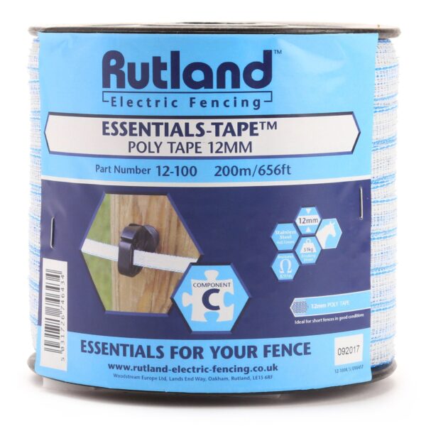 Rutland Essentials-Tape-Poly Tape 12mm 200m | Torne Valley