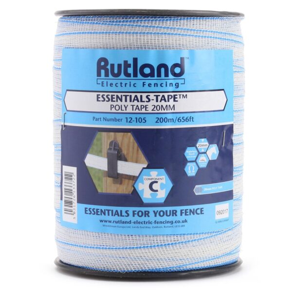 Rutland Essentials-Tape-Poly Tape 20mm 200m | Torne Valley