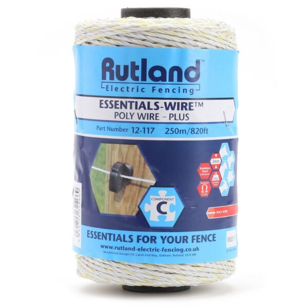 Rutland Essentials-Wire-Poly Wire Plus 250m | Torne Valley