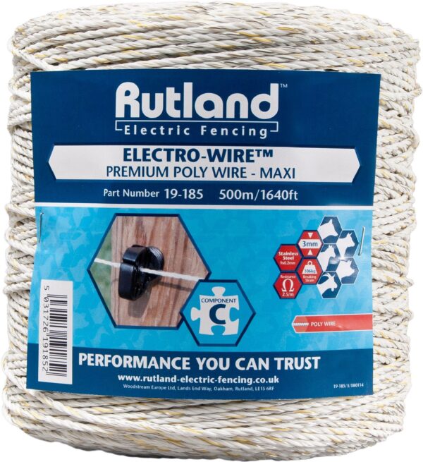 Rutland Maxi Electro-Wire 500m | Torne Valley