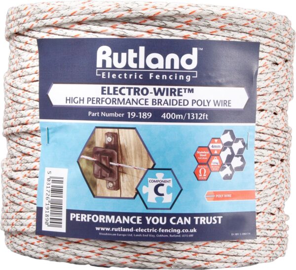 Rutland Braided Electro-Wire 400m | Torne Valley