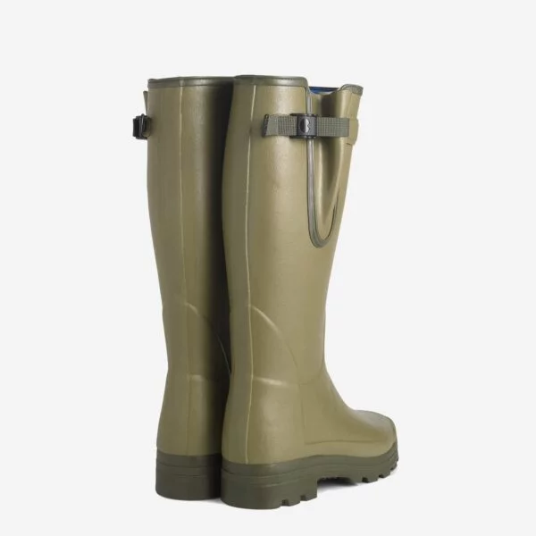 Le Chameau Vierzonord Neoprene Lined Wellington Boots Vert Vierzon - Image 4