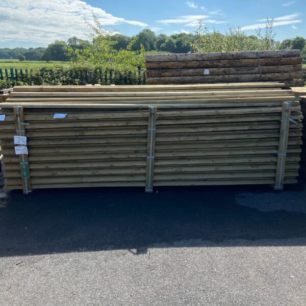 Rail Half Round 3.665m (12FT) x 75mm