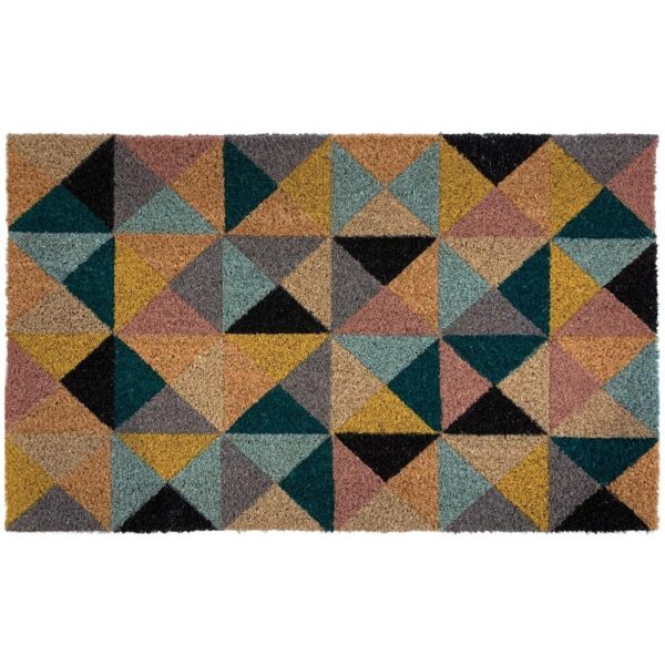 Hug Rug My Mat Coir Geo Triangle 45cm x 75cm | Torne Valley