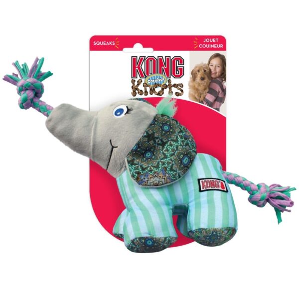Kong Carnival Knots Elephant Dog Toy | Torne Valley