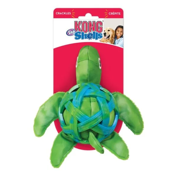 Kong Sea Shells Knots Turtle Dog Toy - Image 3
