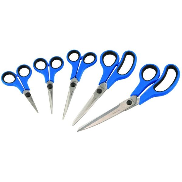 Draper Soft Grip Household Scissor Set (5 Piece) | Torne Valley