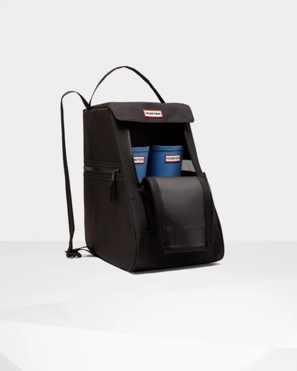 Hunter Original Short Boot Bag Black - Image 4