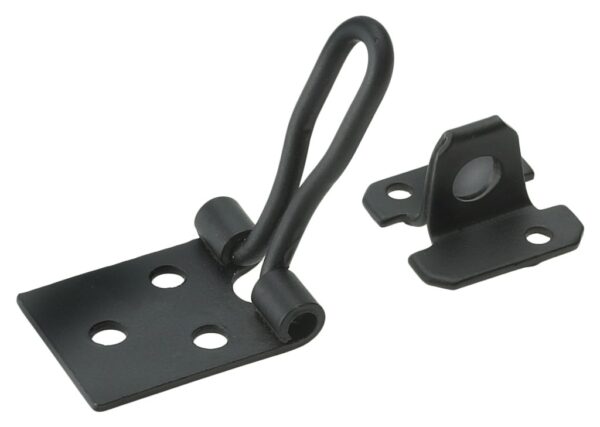 Wire Hasp & Staple 4" Black | Torne Valley