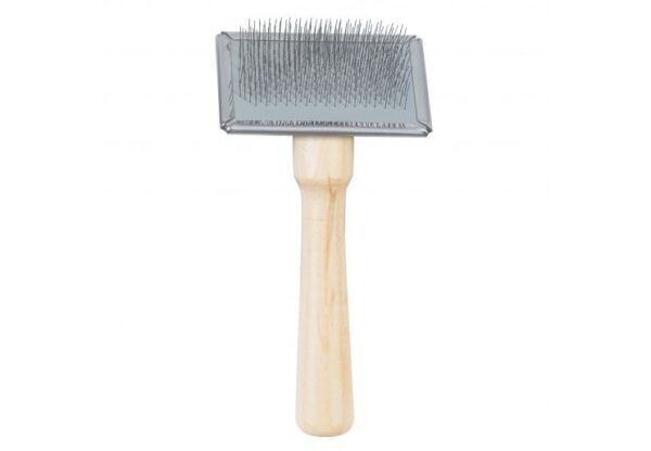 Ancol Wooden Slicker Brush Medium