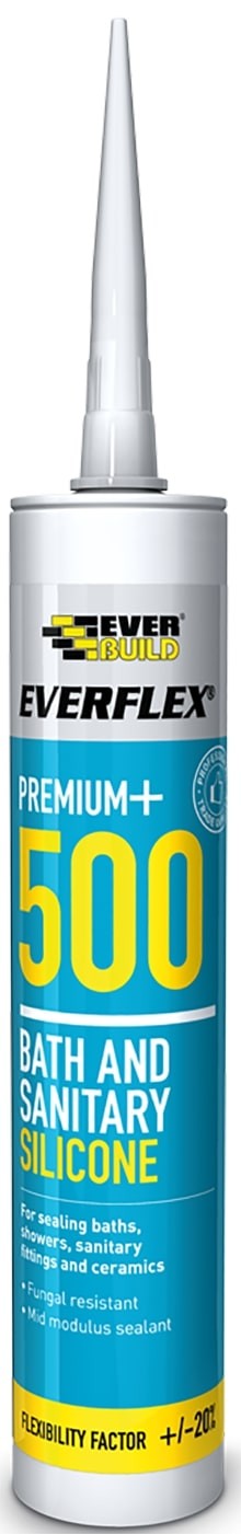 Everflex Premium+ 500 Bath & Sanitary Sealant 295ml | Torne Valley