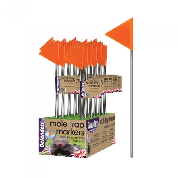 Defenders Hi-Vis Mole Trap Markers - 5 Pack | Torne Valley