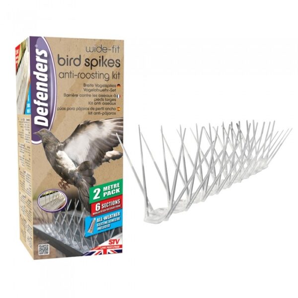 Defenders Wide-Fit Bird Spikes 2 Metre Kit | Torne Valley