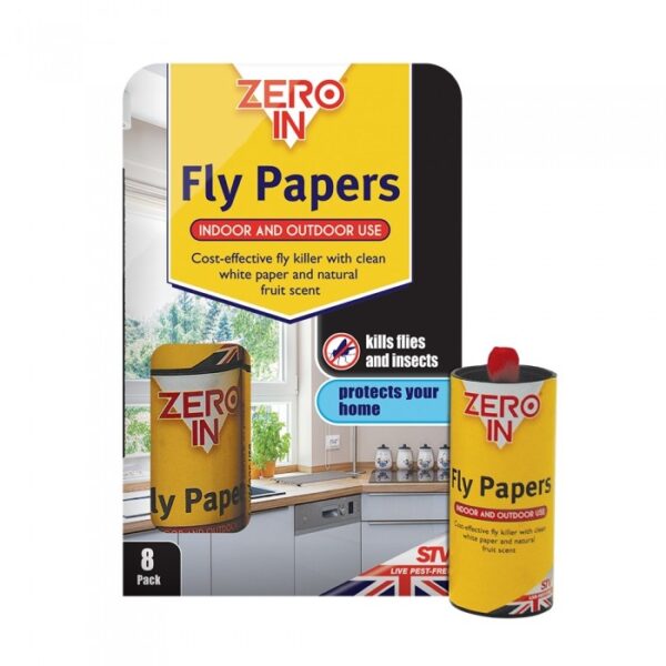 Zero In Fly Papers - 8 Pack | Torne Valley