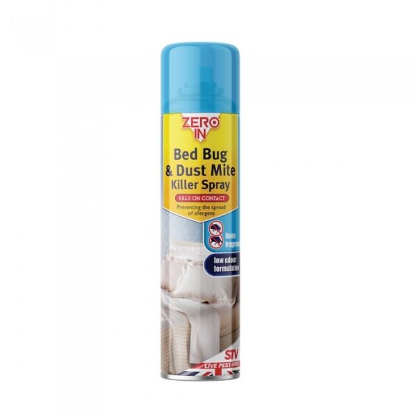 Zero In Bed Bug & Dust Mite Killer Spray 300ml | Torne Valley