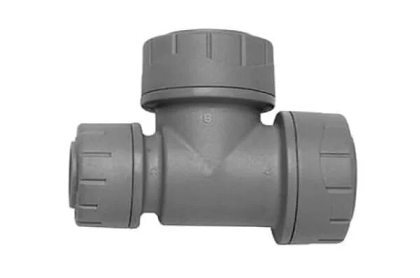 PolyPlumb 22 x 15 x 22mm End Reduced Tee