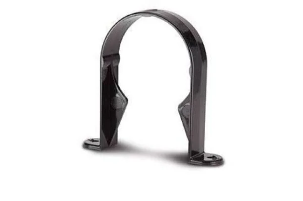 Polypipe 50mm Pipe Bracket, Black
