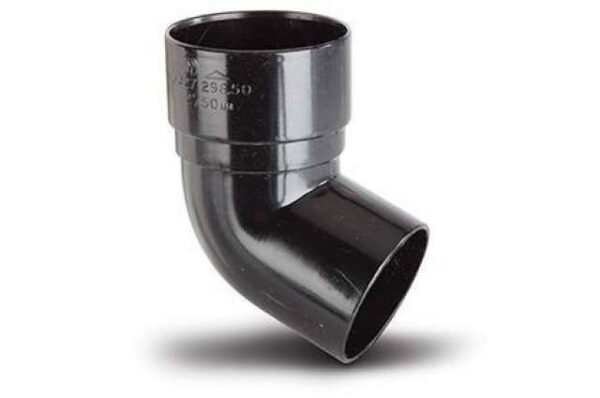 Polypipe 50mm 112.5 Offset Bend, Black | Torne Valley