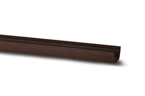 Polypipe 112mm x 4m Square Gutter, Brown | Torne Valley