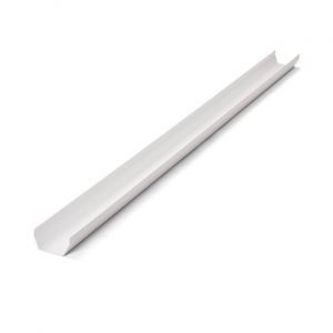 Polypipe 112mm x 4m Square Gutter, White | Torne Valley