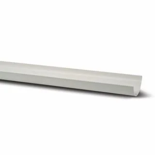 Polypipe 65mm Square Down Pipe, 4m Length, White