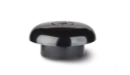Polypipe 110mm Soil Vent Cowl, Black
