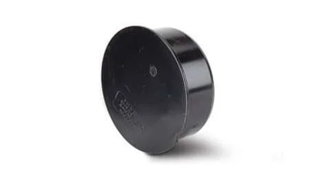 Polypipe 110mm Soil Socket Plug, Black