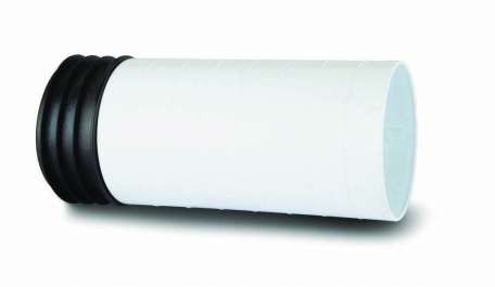 Polypipe Kwickfit 200mm Extension Piece, White | Torne Valley