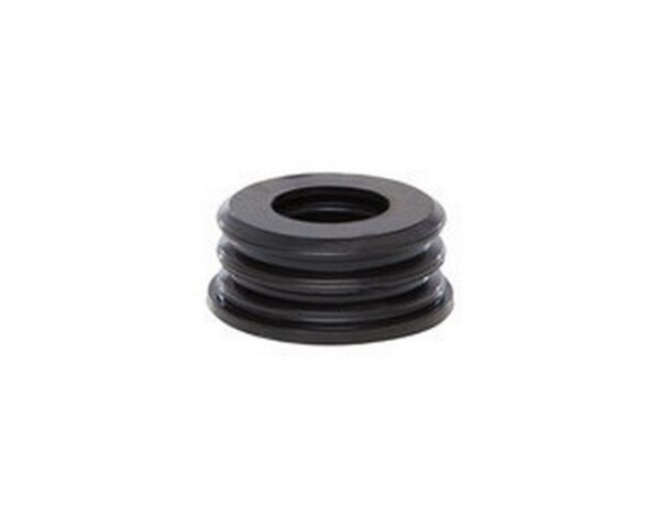 Polypipe 32mm Rubber Soil Boss Adaptor, Black | Torne Valley