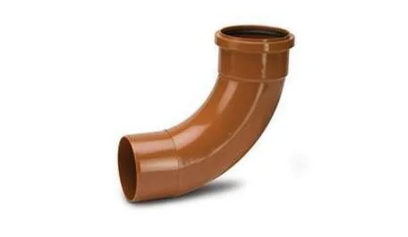 Polypipe 110mm Underground 87.5 Single Socket Short Radius Bend, Terracotta