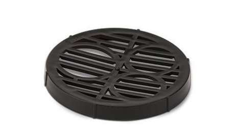 Polypipe 180mm Round Plastic Grid for Gully, Black | Torne Valley