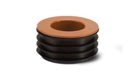 Polypipe 110mm Underground Single Waste Pipe Adaptor, Terracotta | Torne Valley