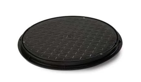 Polypipe 460mm Round Underground Drainage Cover & Frame