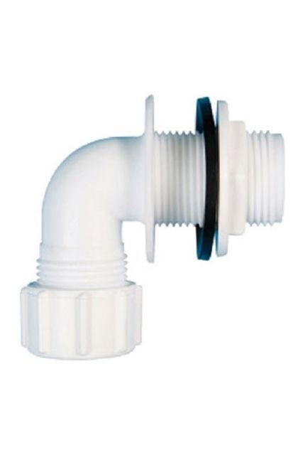 Polypipe Overflow 90 Bent Tank Connector | Torne Valley