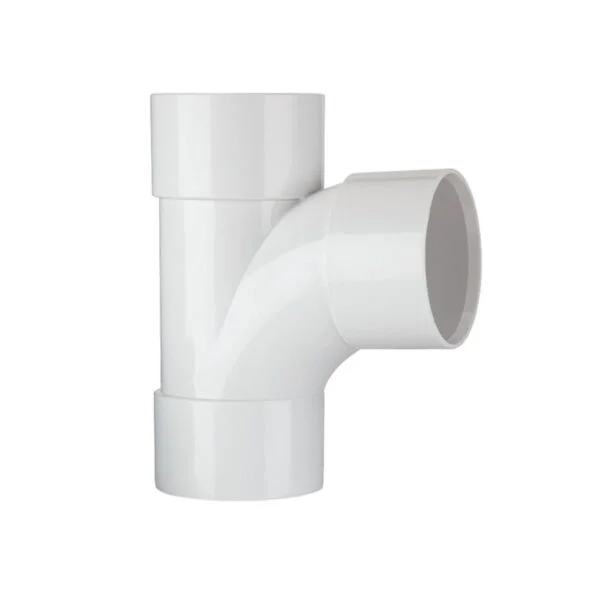 Polypipe 32mm Solvent Weld Waste 92.5 Swept Tee, White