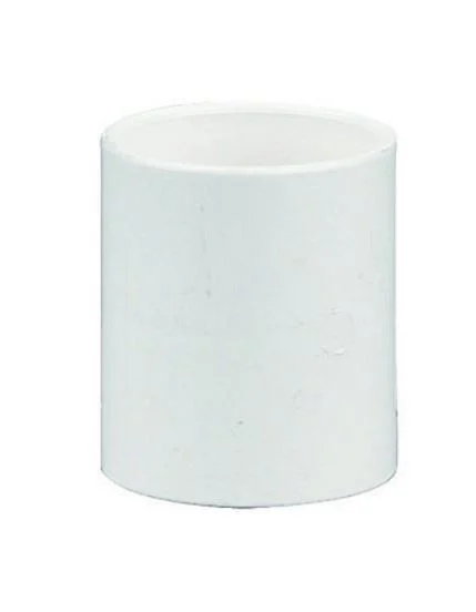 Polypipe 32mm Solvent Weld Waste Straight Coupler, White