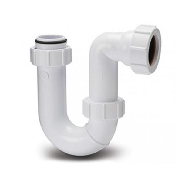Polypipe 32mm Swivel 'P' Trap, White | Torne Valley