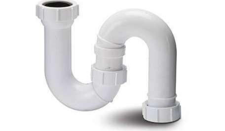 Polypipe 40mm Swivel 'S' Trap, 75mm Seal, White | Torne Valley