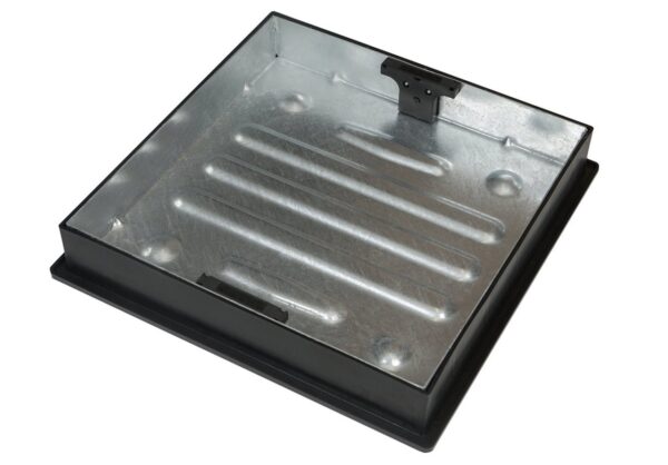 Clark Drain 450mm x 450mm x 80mm Galvanised Tray and Cover | Torne Valley