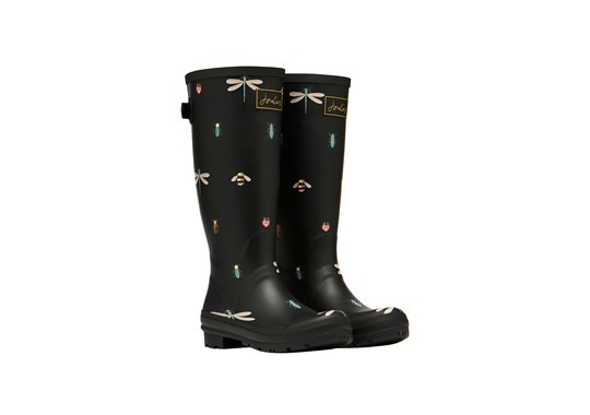 Womens Joules bug printed wellies