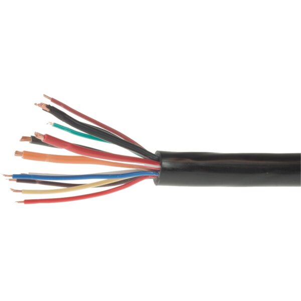 Maypole 1m 12 Core 12 Volt Black Cable | Torne Valley