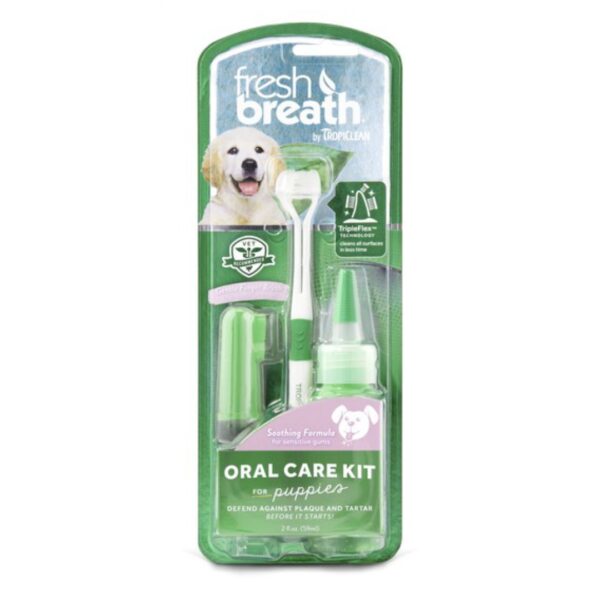 Tropiclean Fresh Breath Puppy Oral Care Kit | Torne Valley