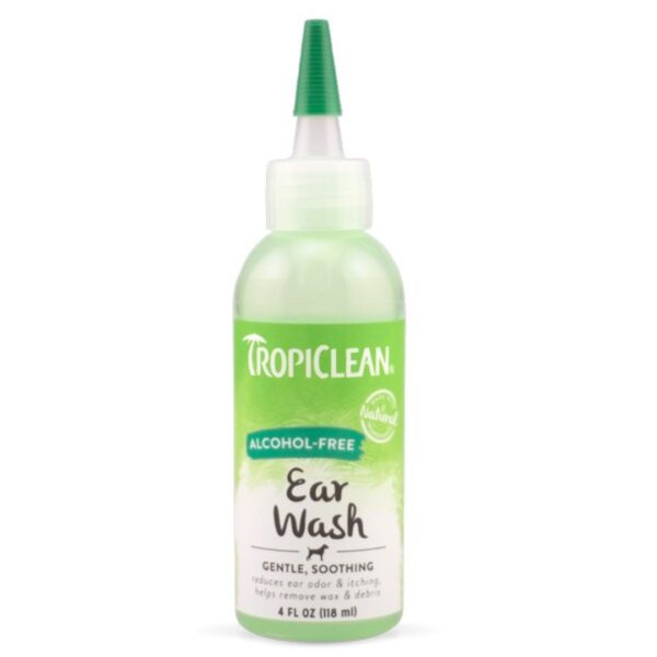 Tropiclean Pet Alcohol Free Ear Wash 118ml | Torne Valley