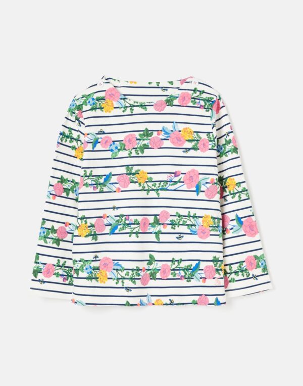 Striped Floral Joules Tshirt for girls