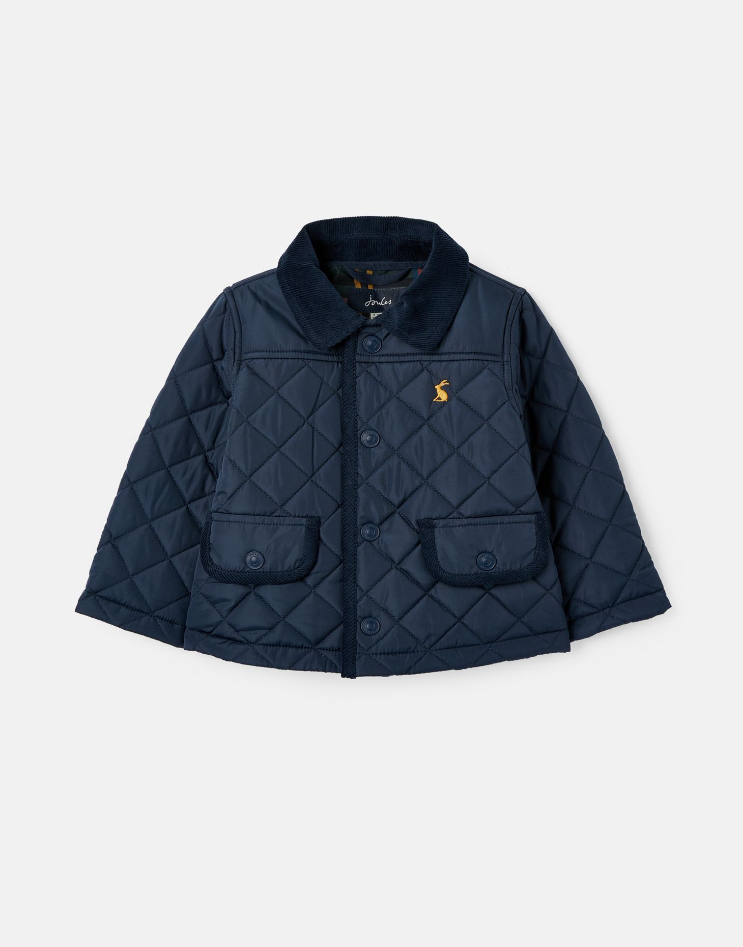 Joules Navy Blue Milford Coat for Children Torne Valley