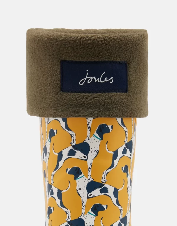 Joules Green Socks on Wellies