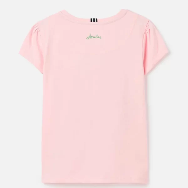 Back of Pink Joules Girls T-shirt