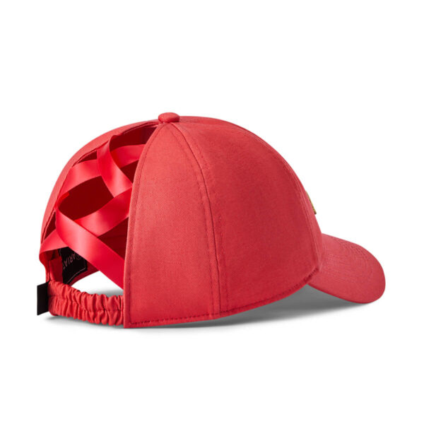 Red Ariat Ponytail Hat